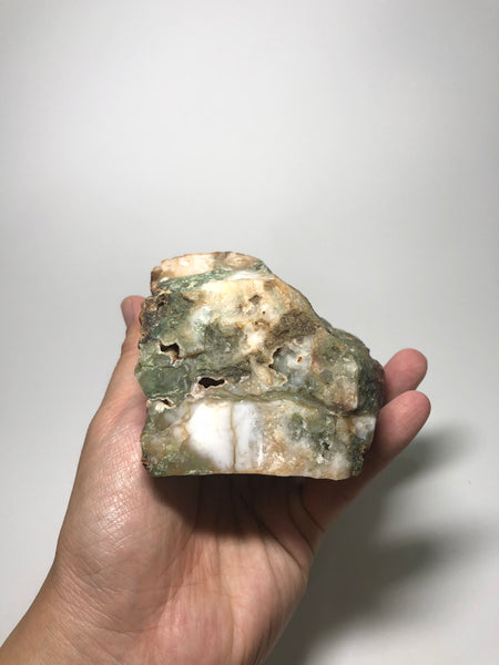 Moss in Agate Raw Crystals 979g