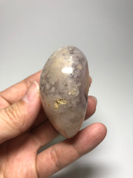 Flower Agate Palm Stones 97g