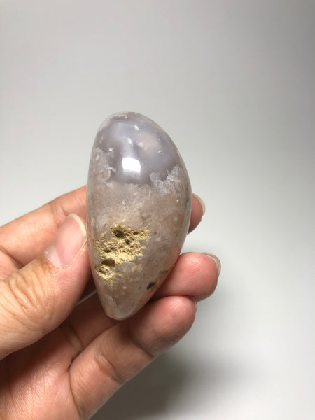 Flower Agate Palm Stones 97g