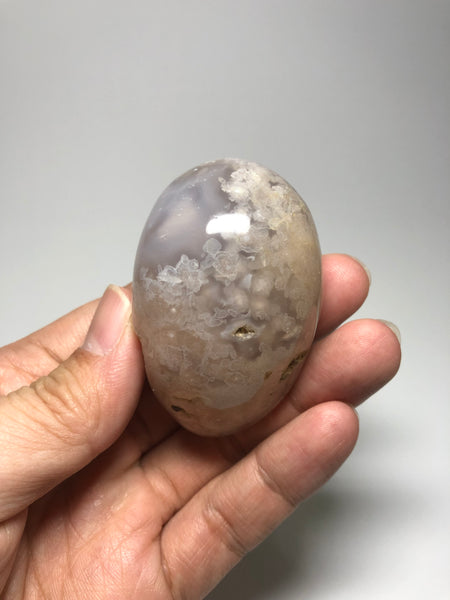 Flower Agate Palm Stones 97g