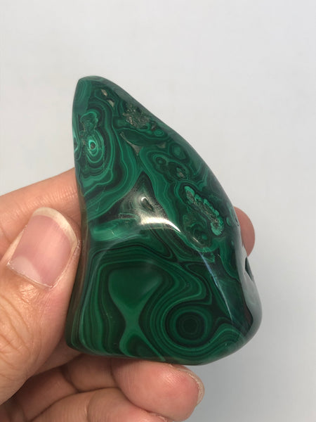 Malachite Polished Raw Crystals 98g