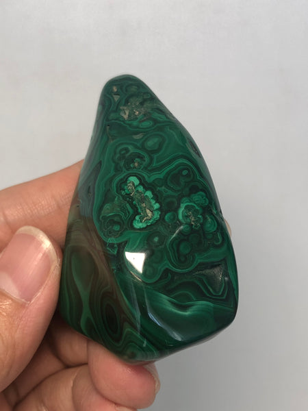 Malachite Polished Raw Crystals 98g