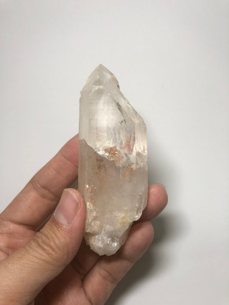 Pink Lithium Quartz Raw Crystals Point