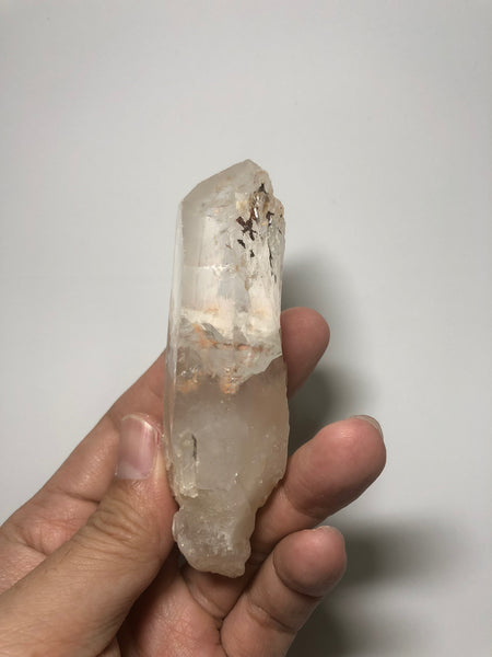 Pink Lithium Quartz Raw Crystals Point