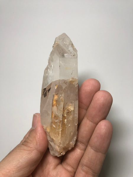 Pink Lithium Quartz Raw Crystals Point