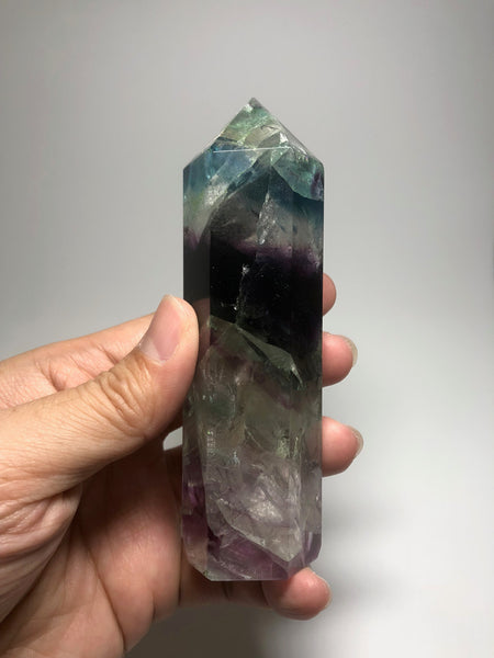 Rainbow Fluorite Crystals Point