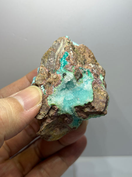 Druzy Chrysocolla Raw Crystals 87g