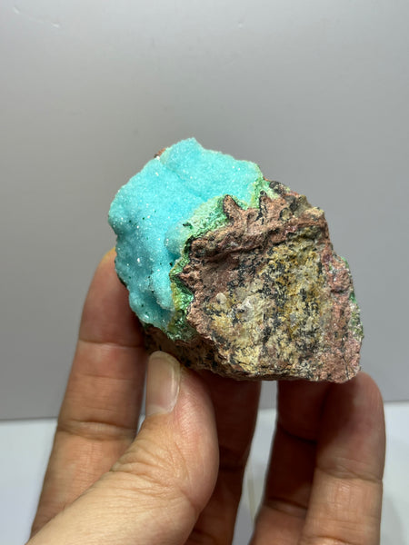 Druzy Chrysocolla Raw Crystals 97g