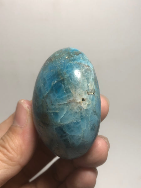 Blue Apatite Palm Stones 103g