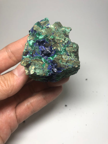 Azurite Malachite Crystal Raw Mineral 109g