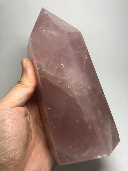 Rose Quartz Crystal Point 1180g