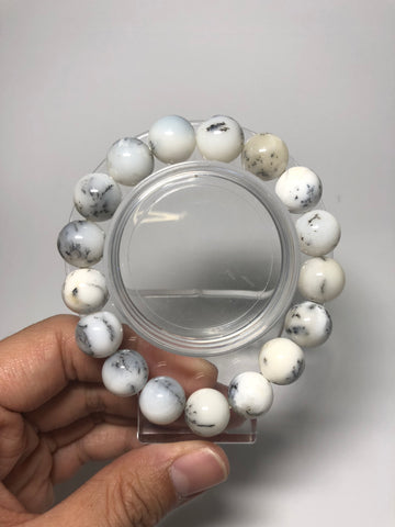 Dendritic Agate Crystal Bracelets 12mm