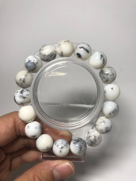 Dendritic Agate Crystal Bracelets 12mm