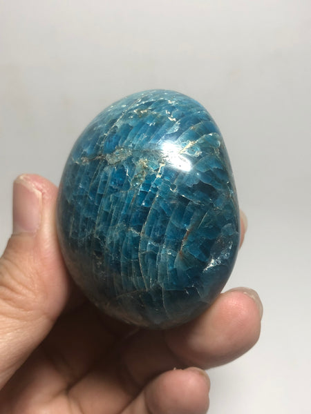 Blue Apatite Palm Stones 133g