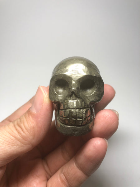 Pyrite Crystal Skull 134g