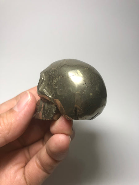 Pyrite Crystal Skull 134g