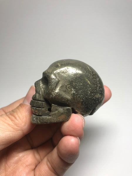 Pyrite Crystal Skull 135g