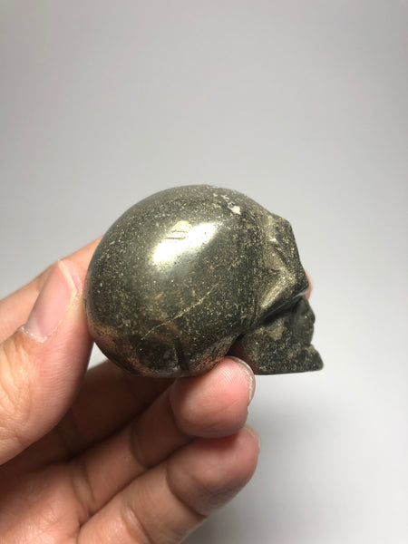 Pyrite Crystal Skull 135g