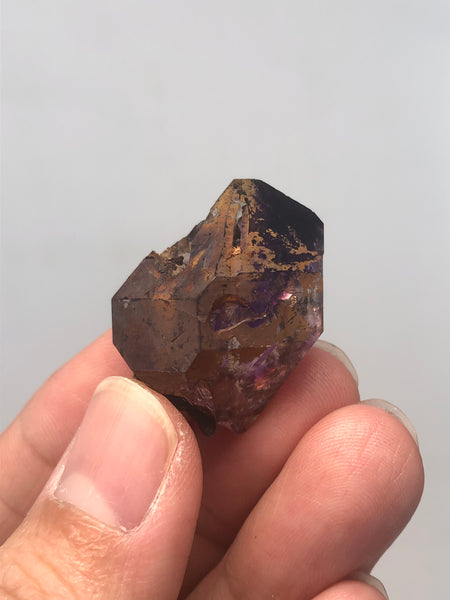 Amethyst Quartz Double Terminated Raw Crystals 13g