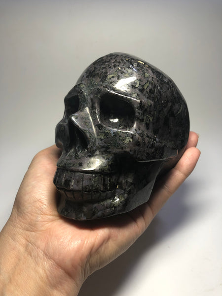 Mystic Merlinite Crystal Skull 1480g