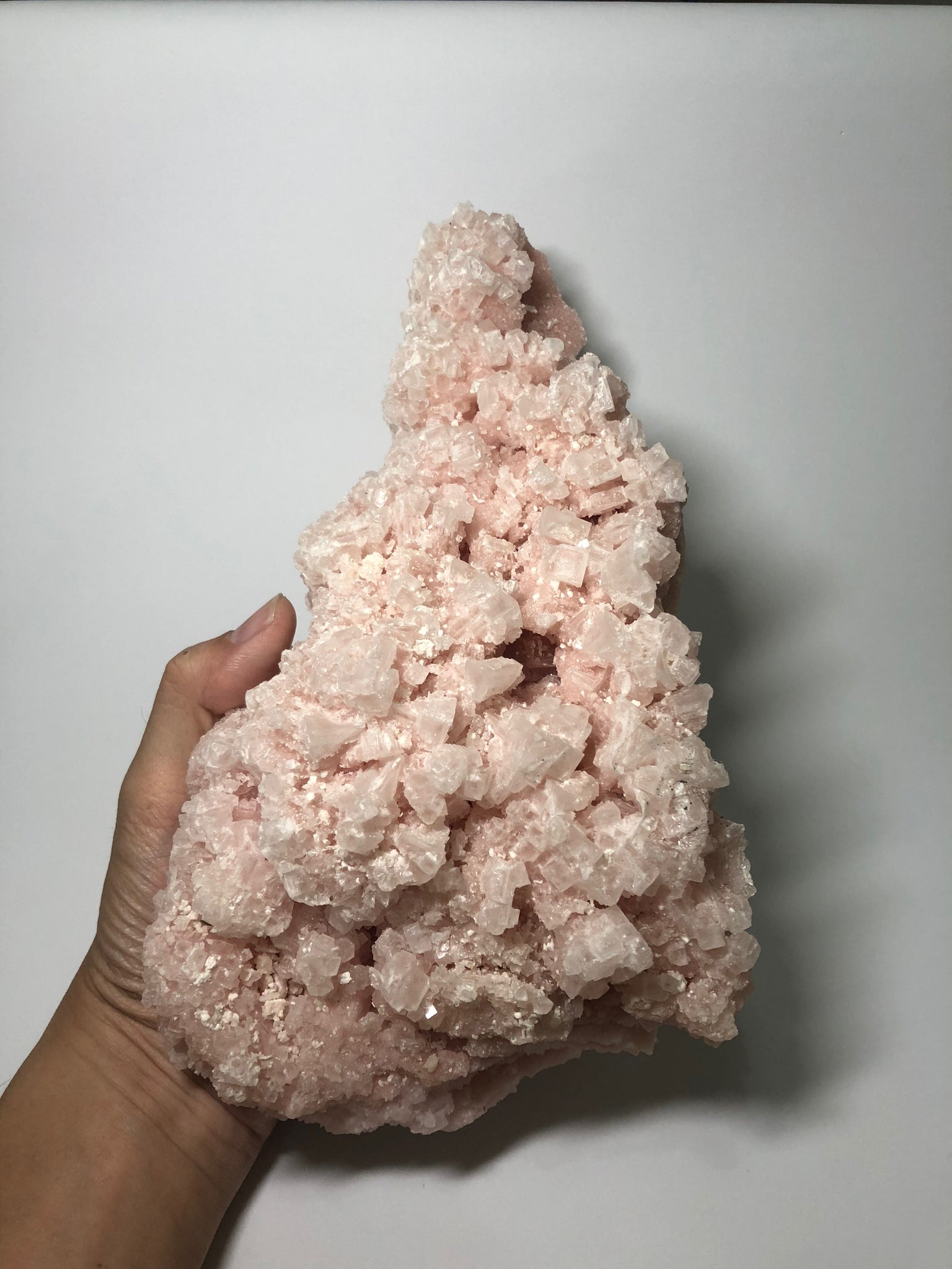 Pink Halite Raw Specimen Crystal 1646g