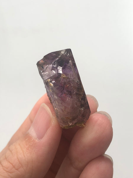 Amethyst Quartz with Mini Enhydro Raw Crystals 16g