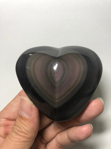 Rainbow Obsidian Polished Heart Shape 174g