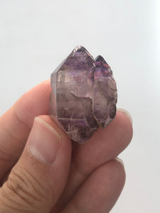 Amethyst Quartz Double Terminated Raw Crystals 18g