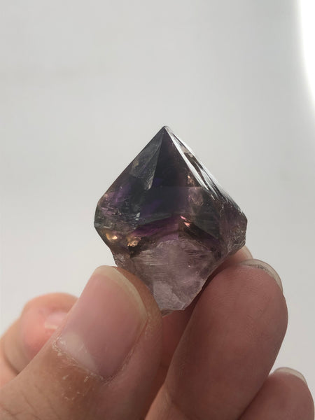 Amethyst Quartz with Mini Enhydro Raw Crystals 18g