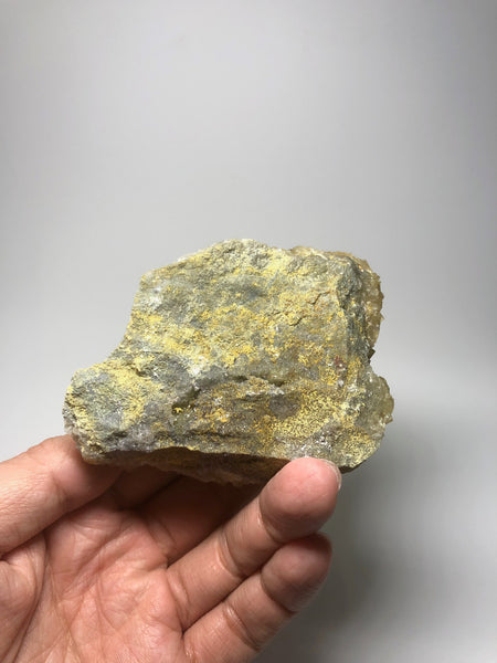 Yellow Fluorite with Chalcopyrite from Spain 197g