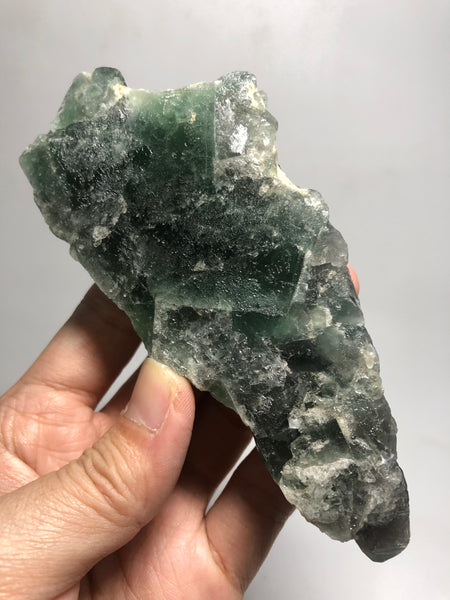 Cubic Green Fluorite Cluster Raw Crystals 240g