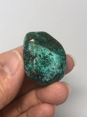 Chrysocolla with Heterogenite Tumbled Stones 25g