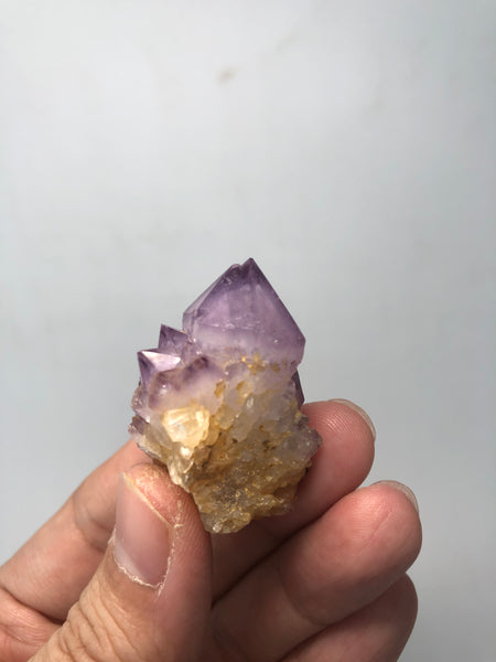 Amethyst Spirit Cactus Quartz Raw Crystals 26g