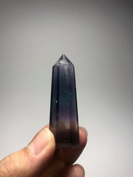 Rainbow Fluorite Crystal Point 31g