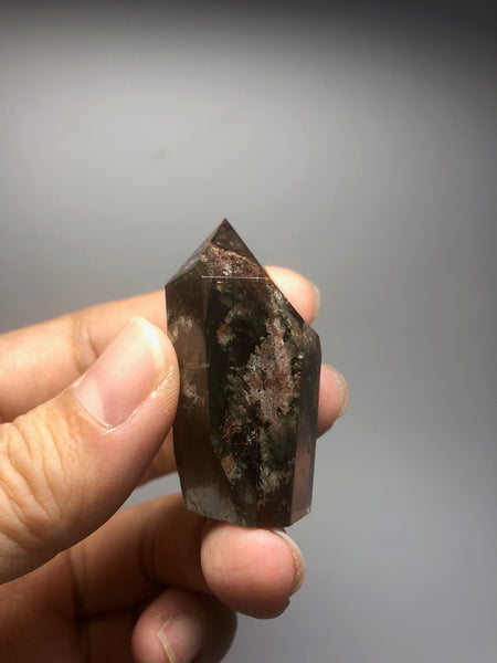 Lodolite Crystal Point (Garden Quartz) 33g