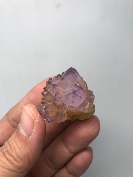 Amethyst Spirit Cactus Quartz Raw Crystals 34g