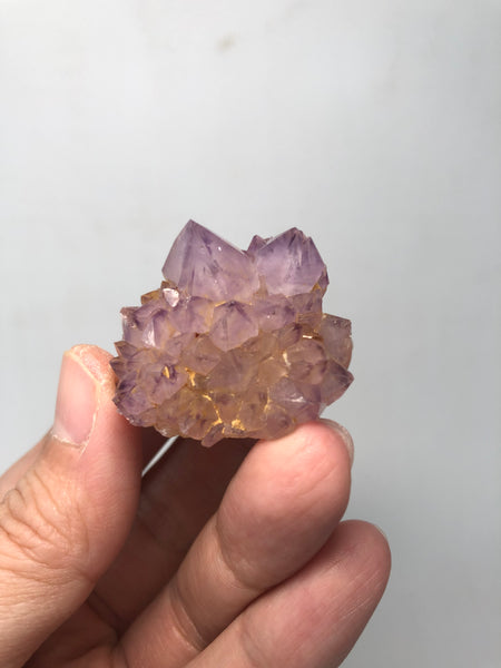 Amethyst Spirit Cactus Quartz Raw Crystals 34g