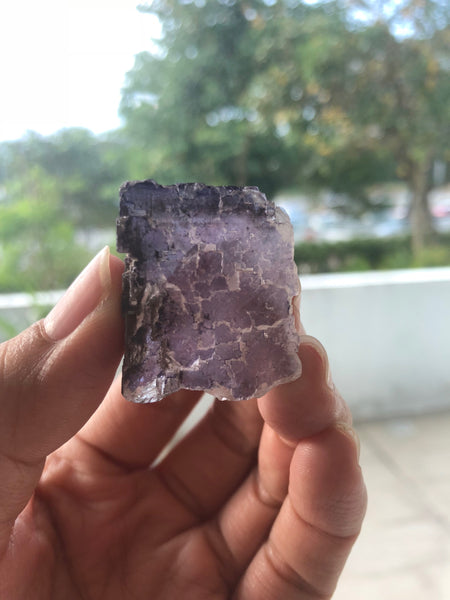 Blue Purple Fluorite from Mexico 35g