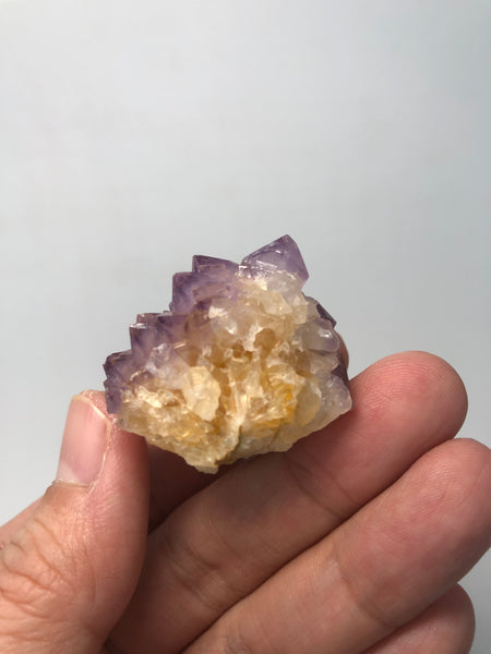 Amethyst Spirit Cactus Quartz Raw Crystals 38g