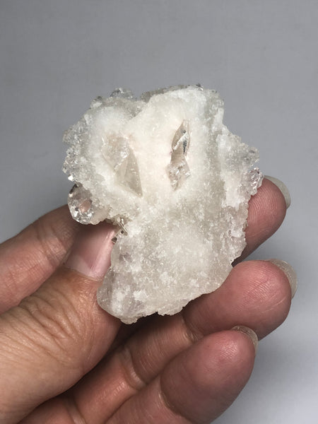 Apophyllite with Stilbite Raw Crystals 38g