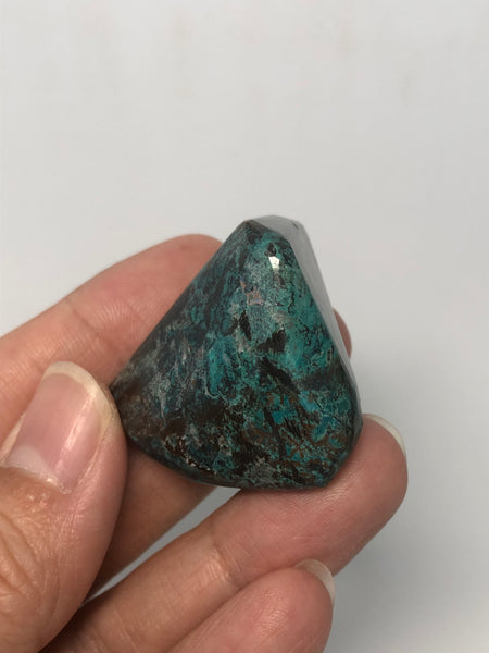 Chrysocolla with Cuprite Heterogenite and Calcite Tumbled Stones 40g