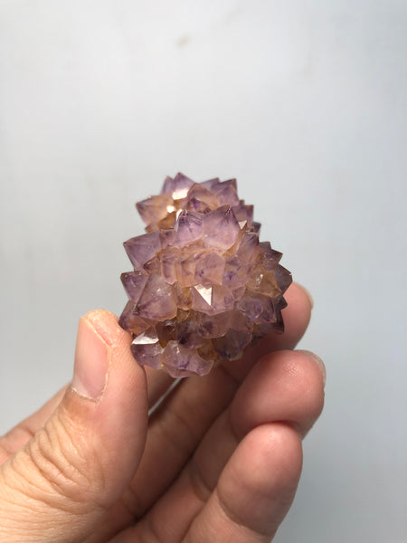 Amethyst Spirit Cactus Quartz Raw Crystals 46g