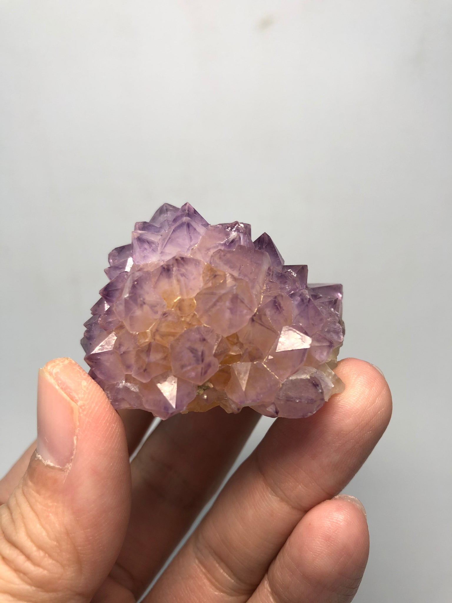 Amethyst Spirit Cactus Quartz Raw Crystals 56g