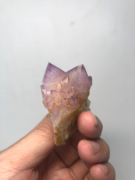 Amethyst Spirit Cactus Quartz Raw Crystals 57g