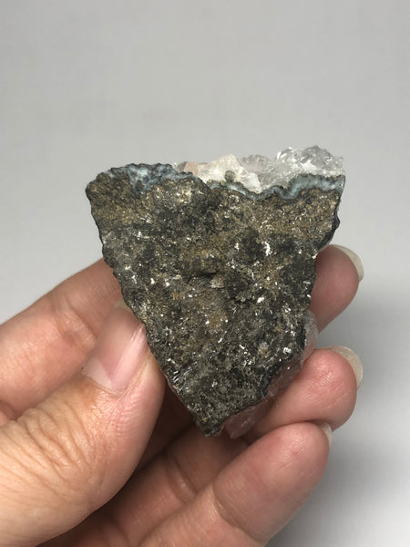 Apophyllite with Stilbite Raw Crystals 57g