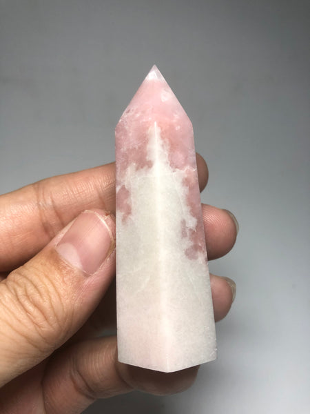 Pink Opal Crystals Point 57g