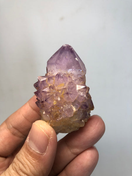 Amethyst Spirit Cactus Quartz Raw Crystals 58g