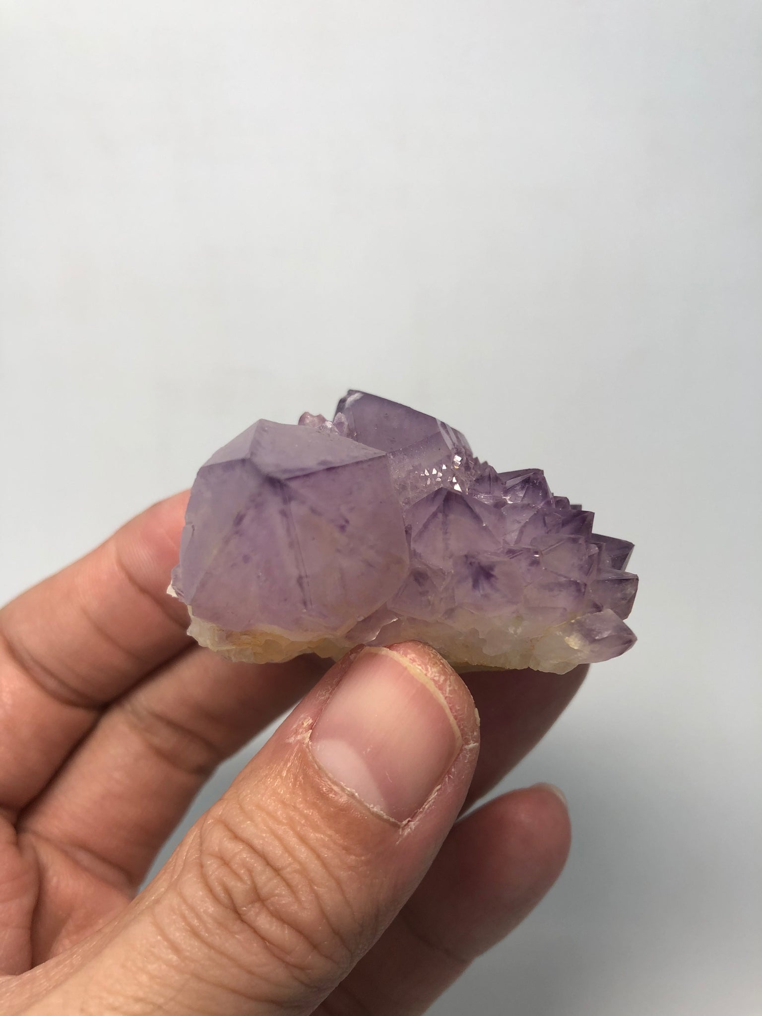 Amethyst Spirit Cactus Quartz Raw Crystals 58g