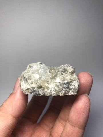 Phenakite on Mica Raw Crystals 63g
