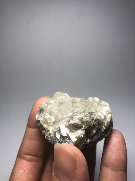 Phenakite on Mica Raw Crystals 63g